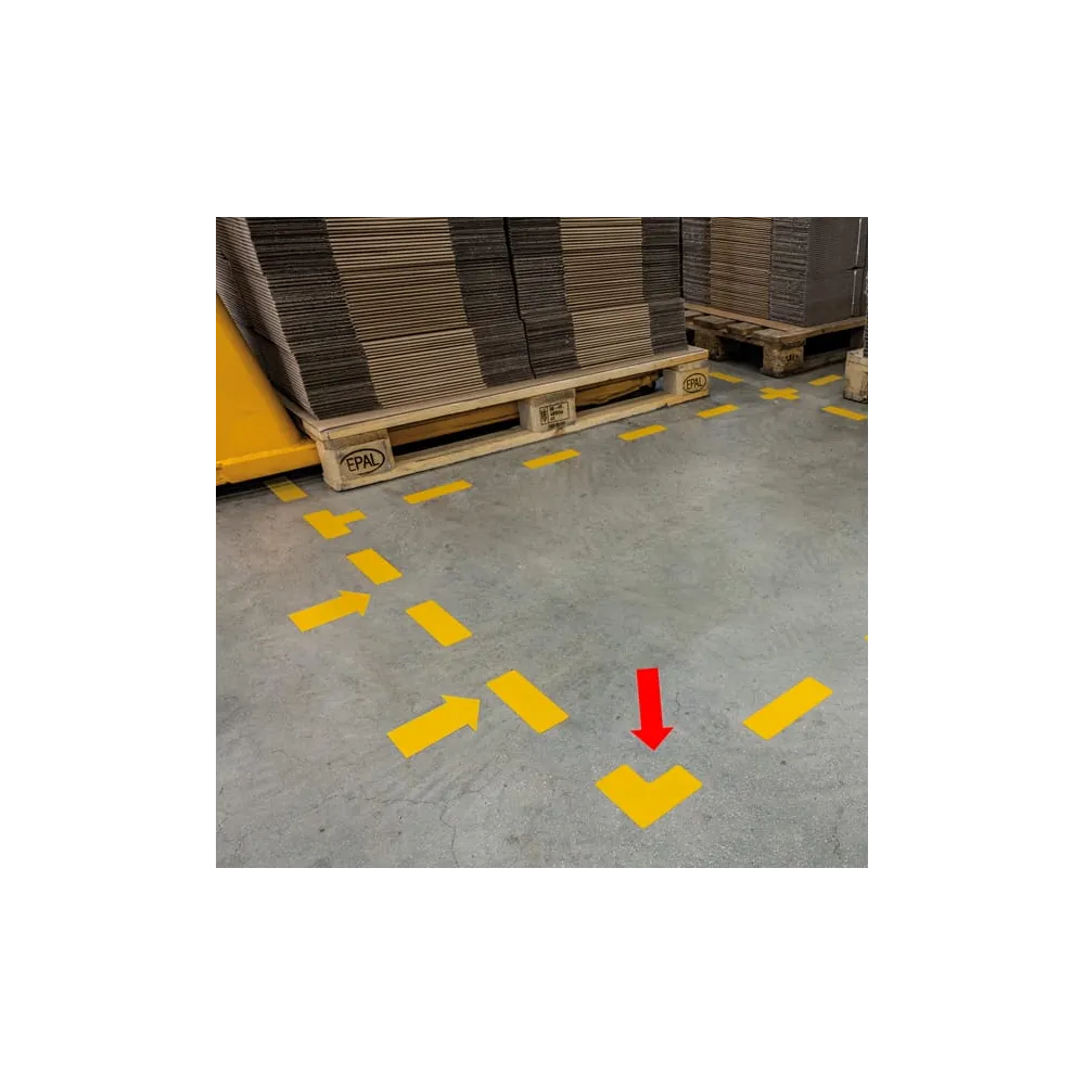 Adesivo da terra - "forma a L" - 10 x 10 cm - Durable - conf. 10 pezzi