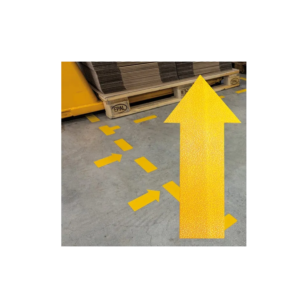 Adesivo da terra - "freccia" - 10 x 20 cm - Durable - conf. 10 pezzi