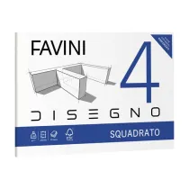 Album Favini 4 - 33 x 48 cm - 220 gr - 20 fogli - liscio squadrato - Favini