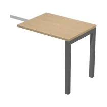 Allungo reversibile dx/sx AgorÃ  - 80x60cm - Rovere - Gamba antracite