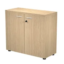 Armadio modulare - basso a 2 ante battenti - 90 x 44 x 85 cm - rovere