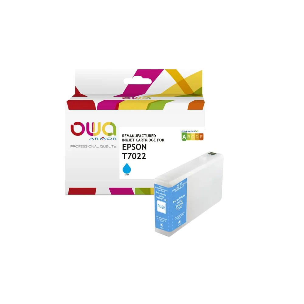 Armor - Cartuccia Compatibile per Epson T7022 - Ciano - C13T70224010