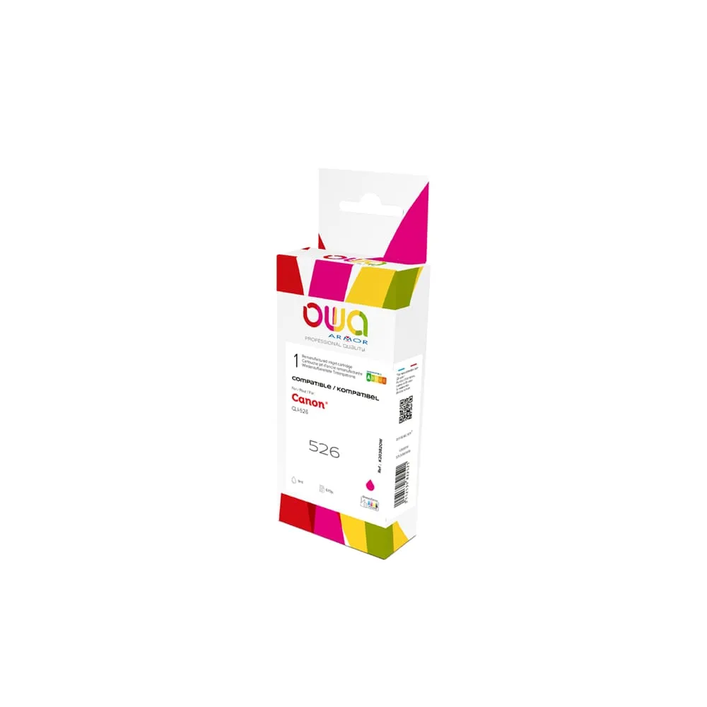 Armor - Cartuccia ink Compatibile  per Canon - Magenta - CLI-526M - 10,5 ml