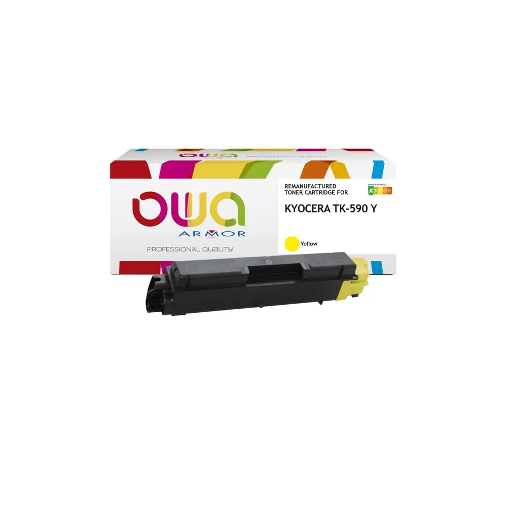 Armor - Toner Compatibile per Kyocera TK-590Y - Giallo - 5.000 pag