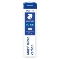 Astuccio 12 Mine Mars Micro - mina 0,7mm - gradazione HB - Staedtler - conf. 12 astucci