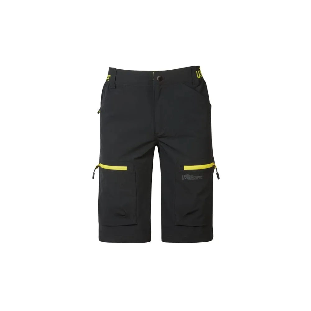 Bermuda Ares - taglia M - nero/giallo - U-Power