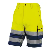 Bermuda da lavoro PHBE2 - alta visibilitÃ  - panostyle - tg. XL - giallo fluo - Deltaplus