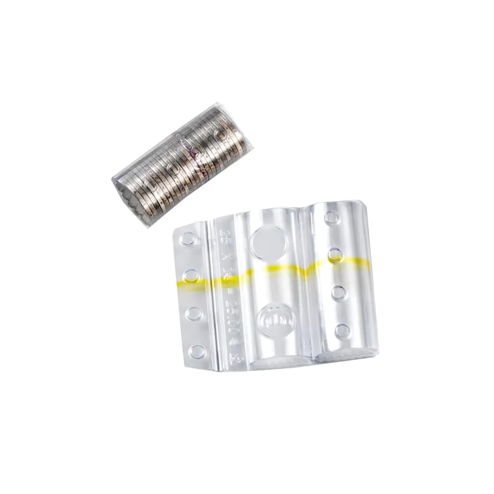 Blister portamonete - 1 euro - fascia gialla - Iternet - sacchetto da 100 blister