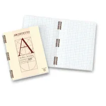 Blocco Architetto - 22 x 29,7 cm - 100 gr - 40 fogli - spiralato - Pigna