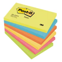 Blocco foglietti Colori Energy - 655-TFEN - 76 x 127 mm - 72 gr - colori assortiti - 100 fogli - Post-it