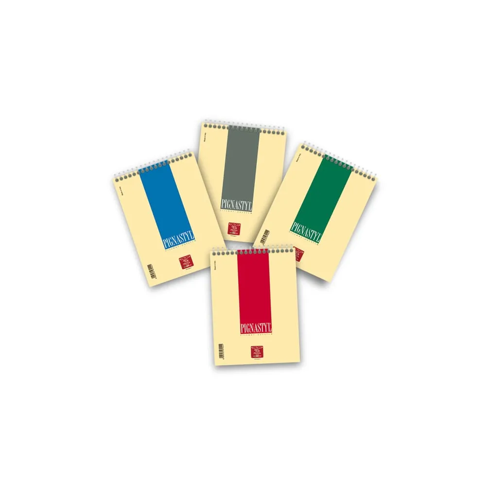 Blocco Pignastyl spiralato - 1 rigo - A5 -  80gr - 60 fogli - Pigna