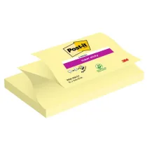 Blocco Post-it Super Sticky Z Notes - R350-123SS-CY - 76 x 127 mm - giallo Canary - 90 fogli - Post-it