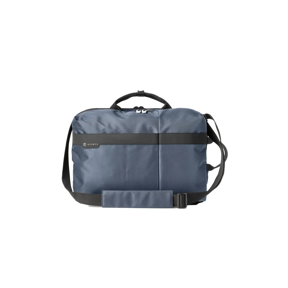 Borsa Big-Bag Job - 43 x 33 x 16 cm - tessuto tecnico - blu - In Tempo