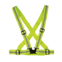 Bretella alta visibilitÃ  Cross Belt - regolabile - taglia unica - giallo fluo - WoWow