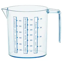 Brocca graduata - 0,75 L -  trasparente