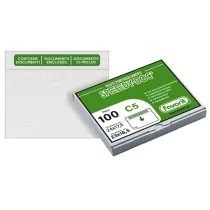 Busta adesiva Speedy Doc - con stampa "contiene documenti" - C5 (23 x 16,5 cm) - PPL/PE - trasparente - Favorit - conf. 100 pez