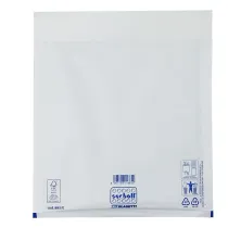 Busta imbottita Sacboll - E (24 x 32 cm) - carta - bianco - Blasetti - conf. 10 pezzi