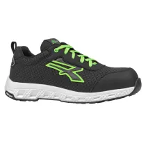 Calzatura di sicurezza Mitch Red Ego S3S ESD - numero 42 - nero/verde - U-Power