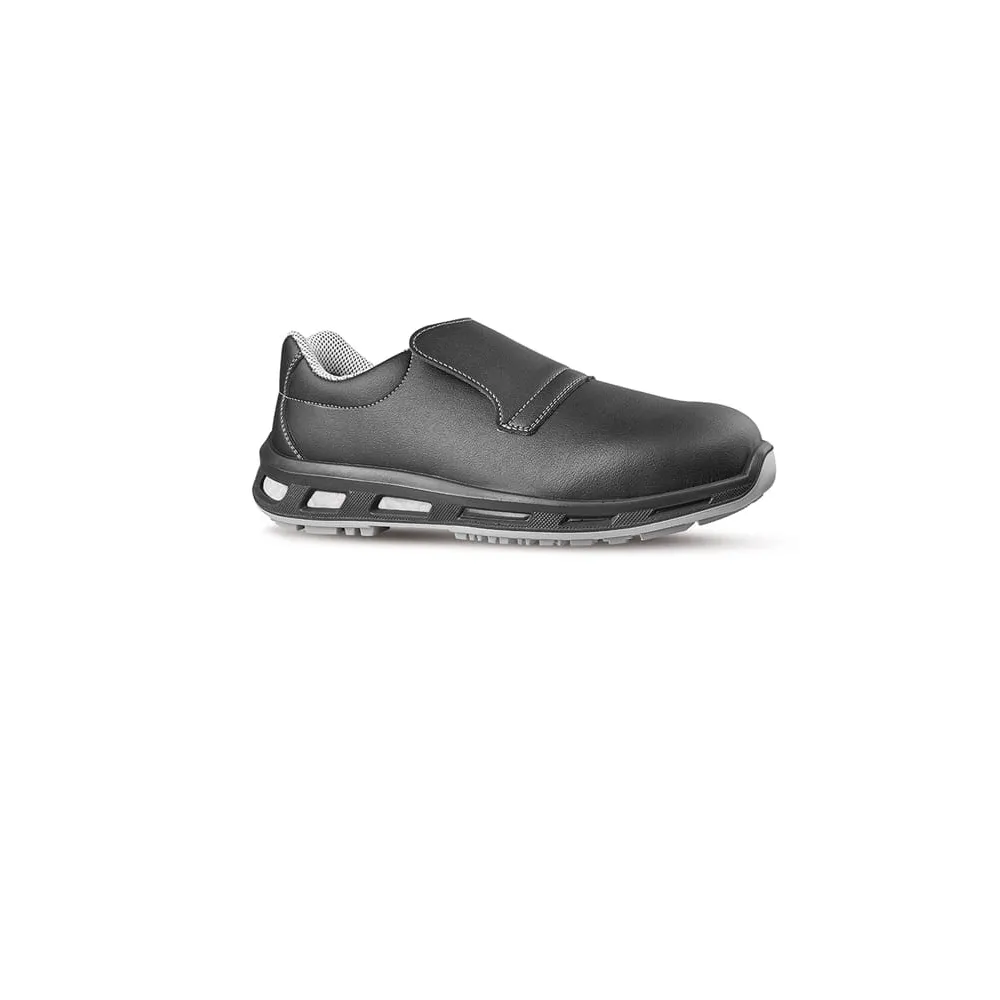 Calzatura di sicurezza Noir S2 SRC - pelle idrorepellente - nero - taglia 46 - U-Power