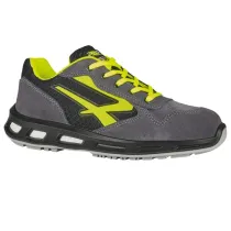 Calzatura di sicurezza Yellow S1P SRC - nylon/pelle scamosciata - grigio/giallo - taglia 46 - U-Power