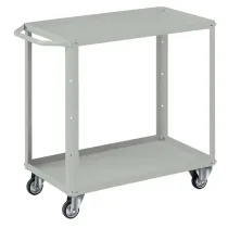 Carrello da lavoro - 2 vasche da 80 x 45 cm - 91 x 45 x 81 cm - grigio - Tecnotelai