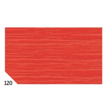 Carta crespa - 50 x 250 cm - 48 gr - rosso 120 - Rex Sadoch - conf.10 rotoli