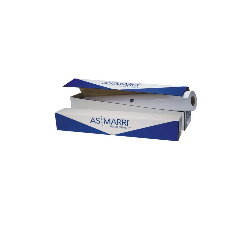 Carta plotter J.90S - 610 mm x 50 mt - 90 gr - inkjet - opaca - bianco - As Marri