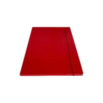 Cartella 3 lembi con elastico - 25 x 34 cm - dorso 1cm - rosso - Starline
