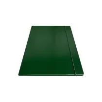 Cartella 3 lembi con elastico - 25 x 34 cm - dorso 1cm - verde - Starline