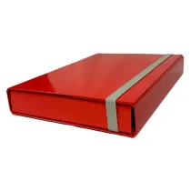 Cartella progetto - con elastico - dorso 5 cm - rosso - Starline