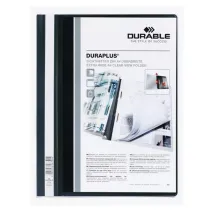 Cartellina ad aghi Duraplus - A4 - PP - nero - Durable