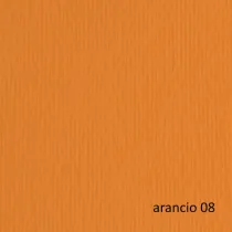 Cartoncino Elle Erre - 50 x 70 cm - 220 gr - arancio 108 - Fabriano - blister 20 fogli