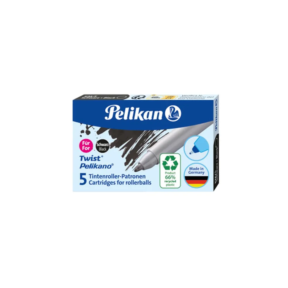 Cartuccia sferografica KM5 ECO - nero - Pelikan - conf. 5 pezzi