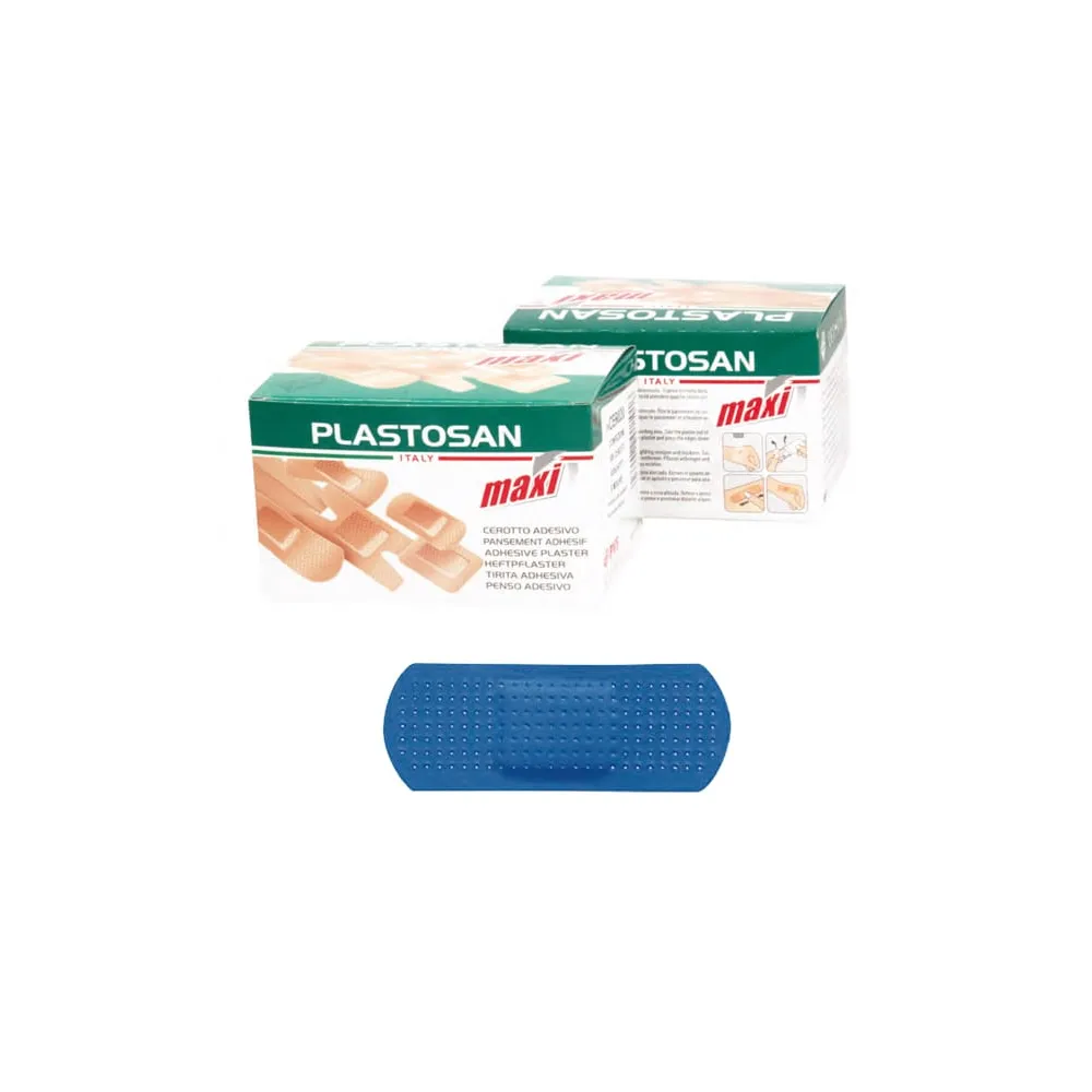 Cerotti Blu Detectable - 2x7 cm - blu - PVS - conf. 100 pezzi