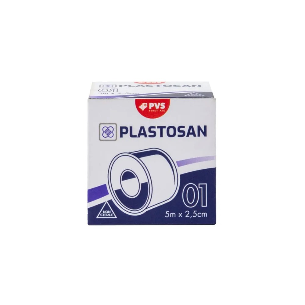 Cerotto - 2,5 cm - TNT - ipoallergenico - PVS - rotolo da 5 mt