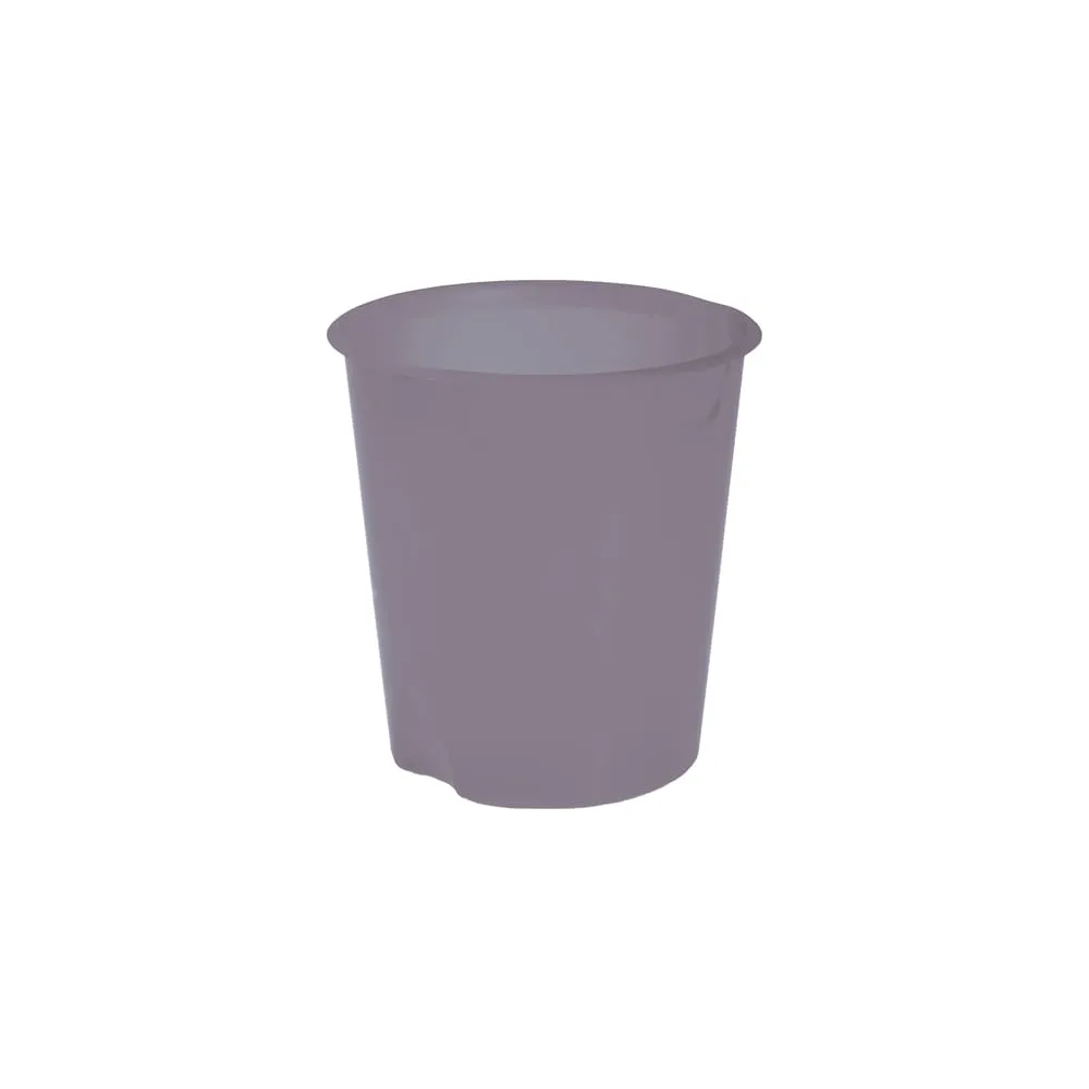 Cestino gettacarte E020 Modula - altezza 32,5 cm - diametro 31 cm - 16,5 L - fumÃ© trasparente - Fellowes