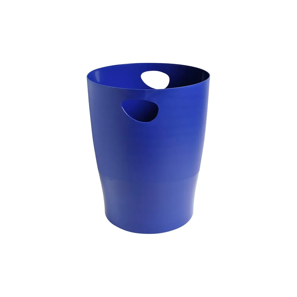Cestino gettacarte Ecobin Bee Blue - 15 L - blu navy - Exacompta