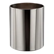 Cestino gettacarte Getsi - diametro 23 cm - H 28 cm - 12,5 L - inox brillante - Medial