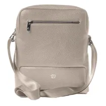 City bag medium Gate Trended - 25 x 30 x 6 cm - ecopelle - ghiaccio - In Tempo