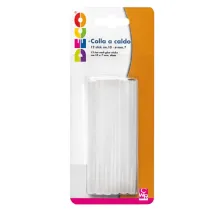 Colla per pistola mini - Ã¸7 mm - trasparente - lunghezza 10 cm - Deco - conf. 12 pezzi