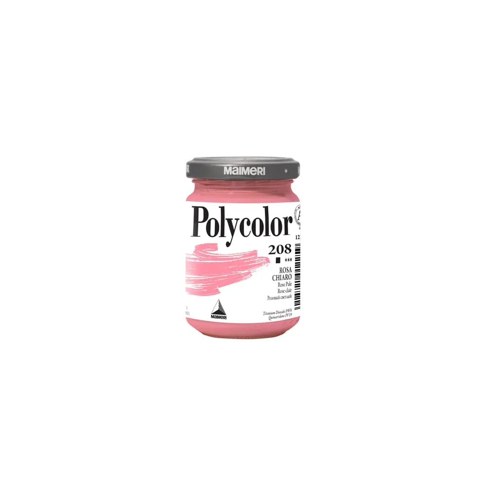 Colore vinilico Polycolor - 140 ml - rosa chiaro - Maimeri