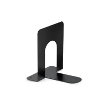 Coppia reggilibri - 12,7 x 16,5 x 16,5 cm - metallo - nero