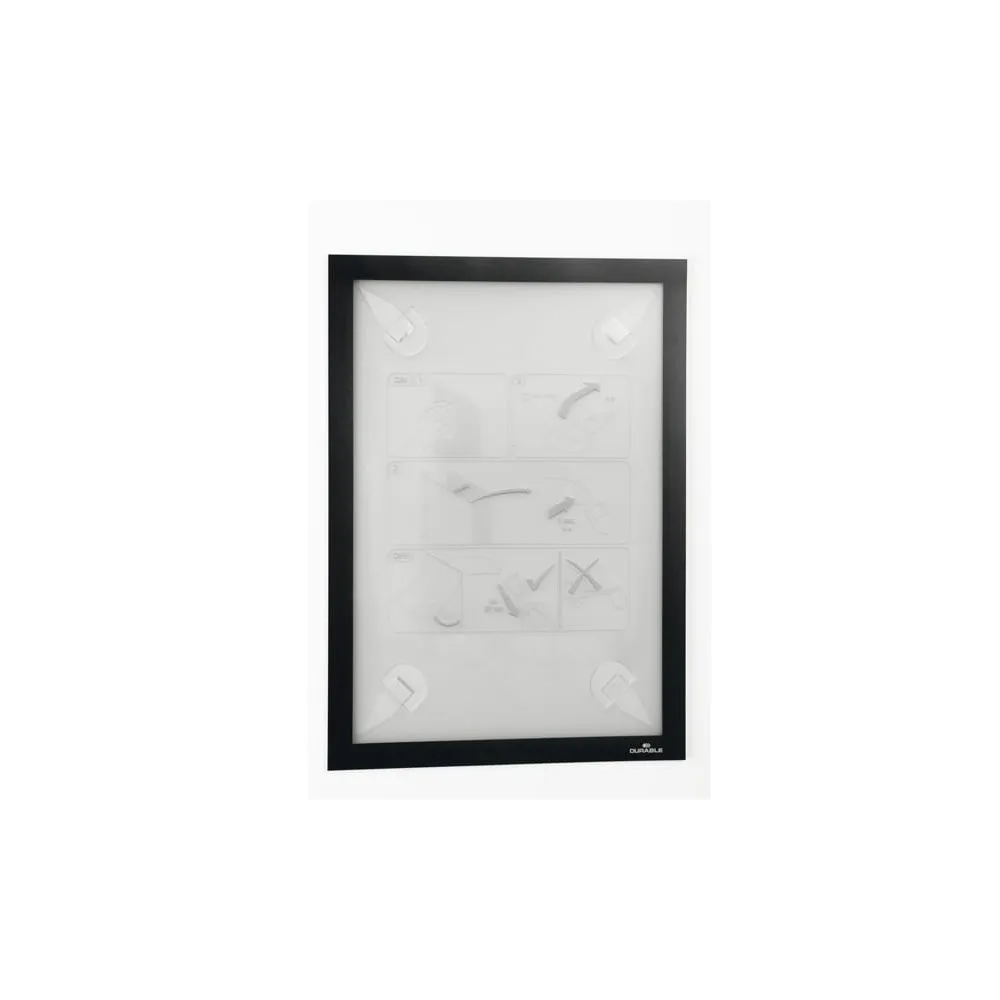 Cornice adesiva - Duraframe Wallpaper - A4 - 21 x 29,7 cm - nero - Durable