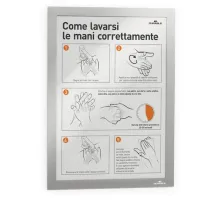 Cornice espositiva Duraframe - A3 - 29,7 x 42 cm - silver - Durable