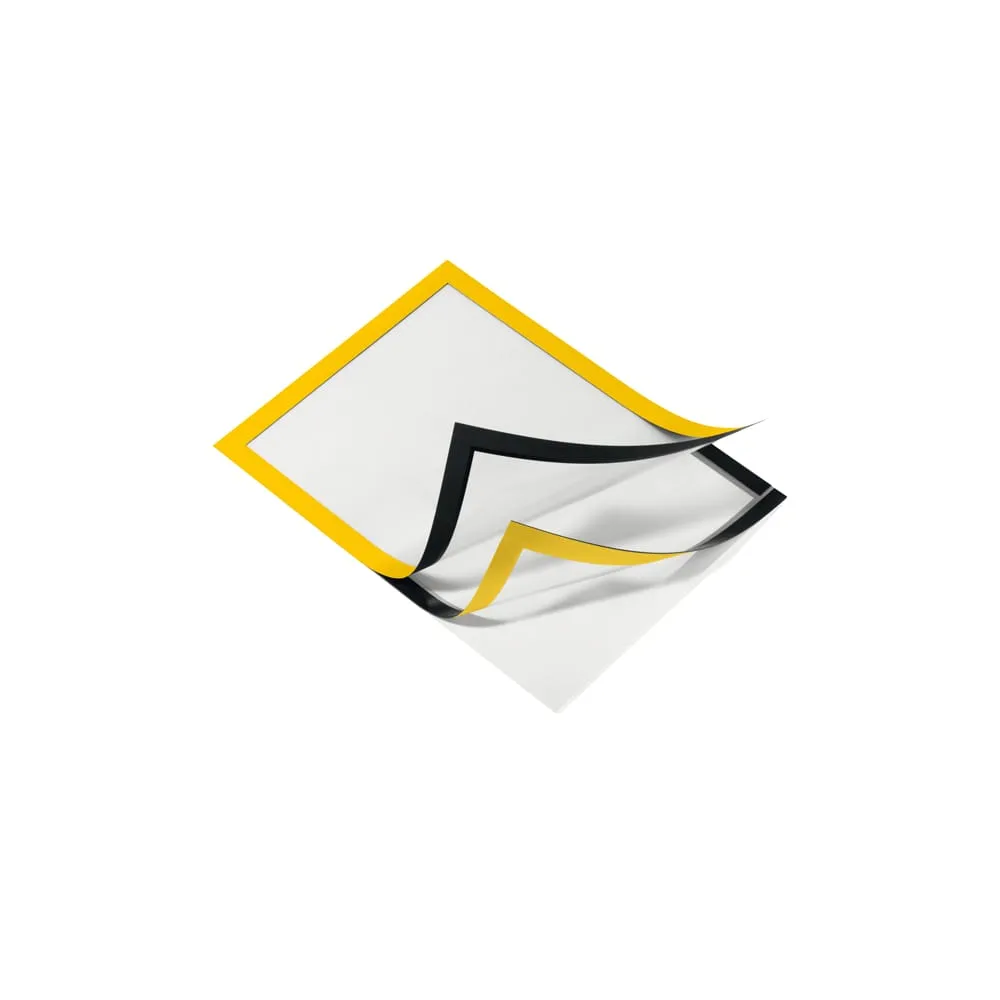 Cornice espositiva Duraframe - A4 - 21 x 29,7 cm - giallo - Durable
