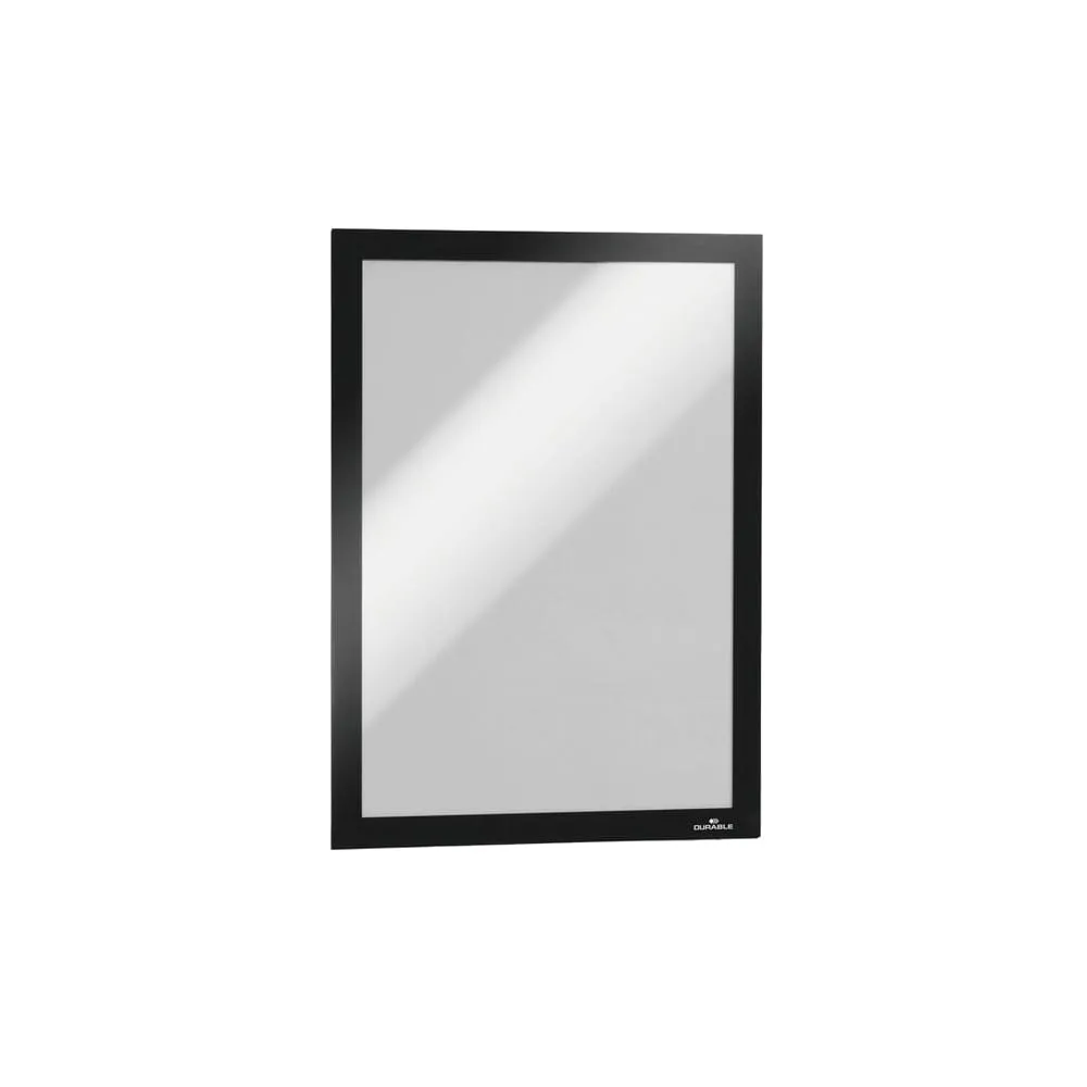 Cornice espositiva Duraframe - A4 - 21 x 29,7 cm - nero - Durable - conf. 10 pezzi