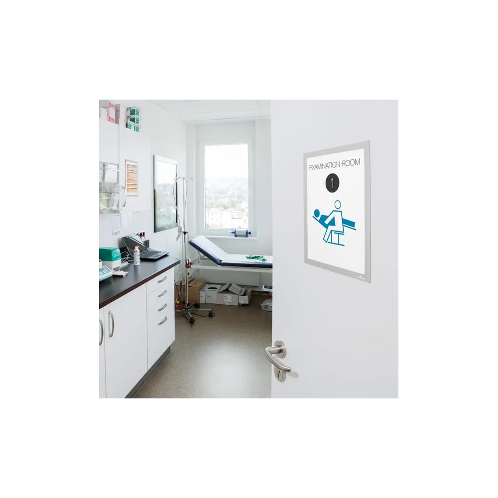 Cornice magnetica Duraframe - A4 - 21 x 29,7 cm - bianco - Durable