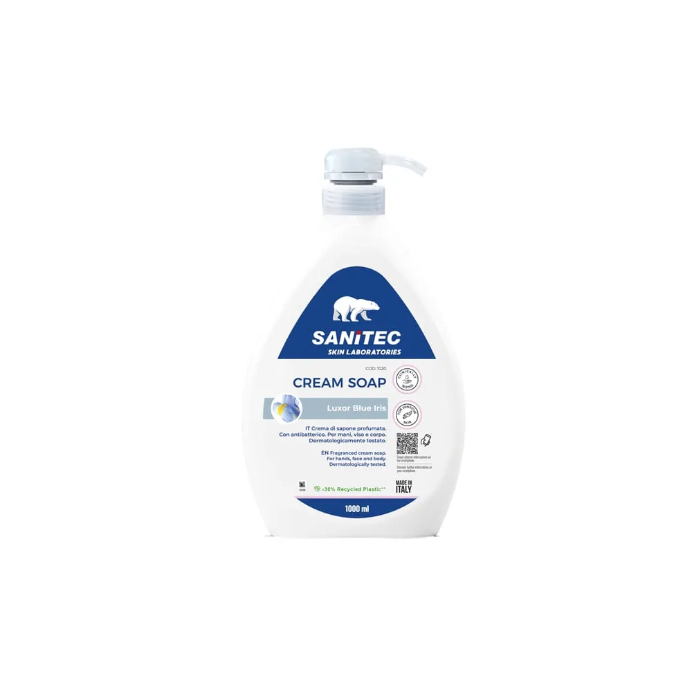 Crema di sapone Luxor Blue Iris - dispenser 1 L - iris blu - Sanitec