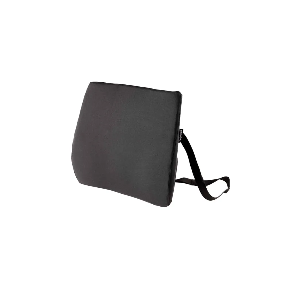 Cuscino Lombare Confort Breyta - 33 x 38 x 9 cm - in tessuto - nero - Fellowes