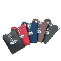 Disco Orario - similpelle - 12,7 x 10 cm - colori assortiti - Alplast - conf. 25 pezzi